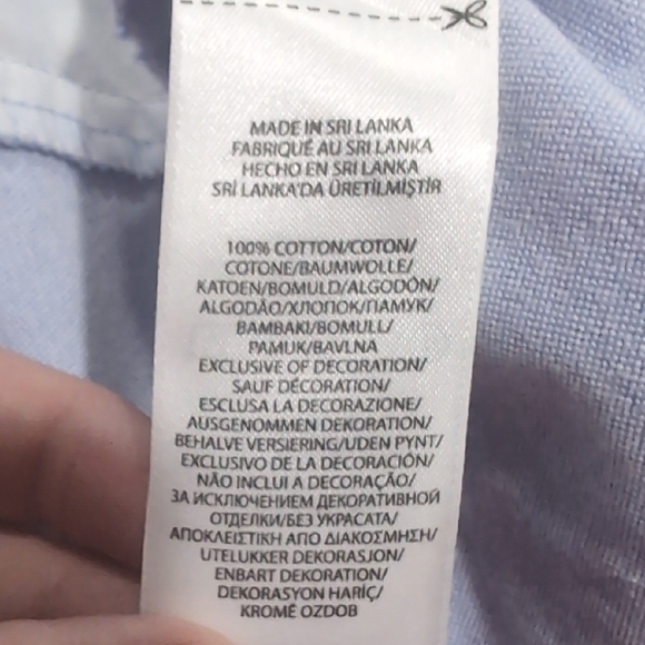 Ralph Lauren Women's Soft Pink and Light Blue Bermuda Shorts Size 10 Like New - Picture 5 of 9